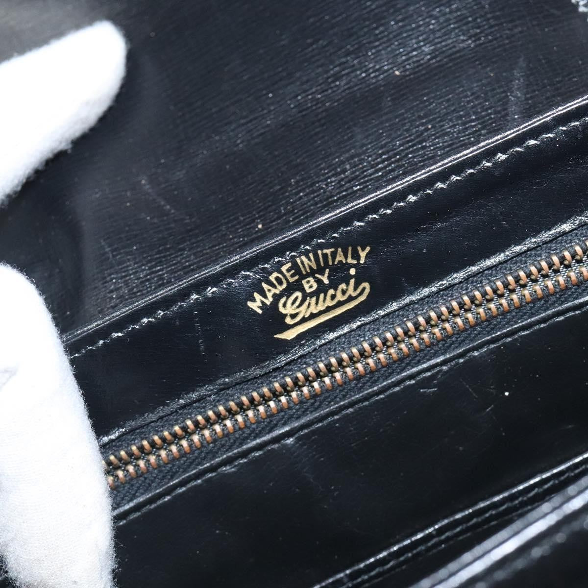 Gucci Vintage Flap Shoulder Bag Leather