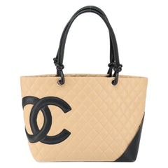 Chanel Cambon Tote Quilted Leather