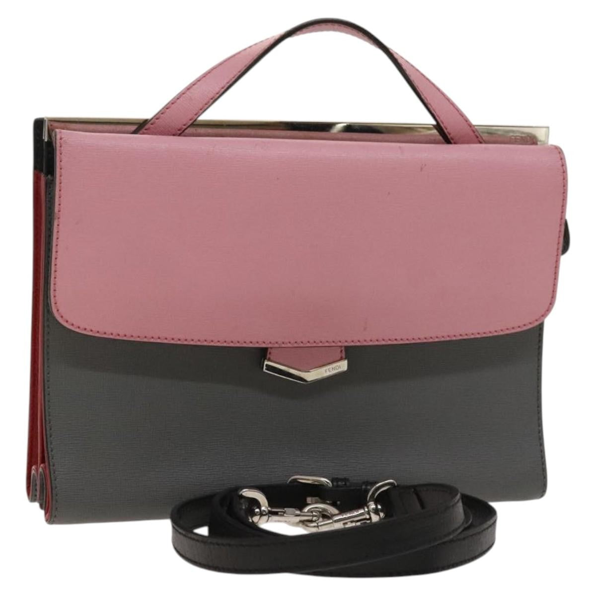 Fendi Demi Jour Satchel Leather