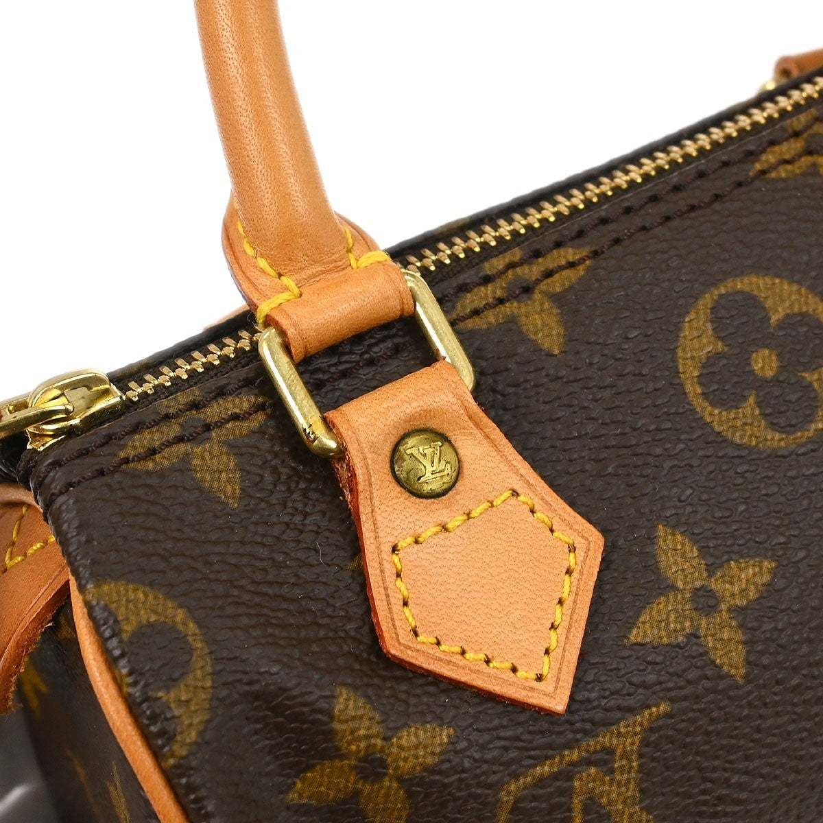 Louis Vuitton Speedy Mini HL Handbag Monogram Canvas