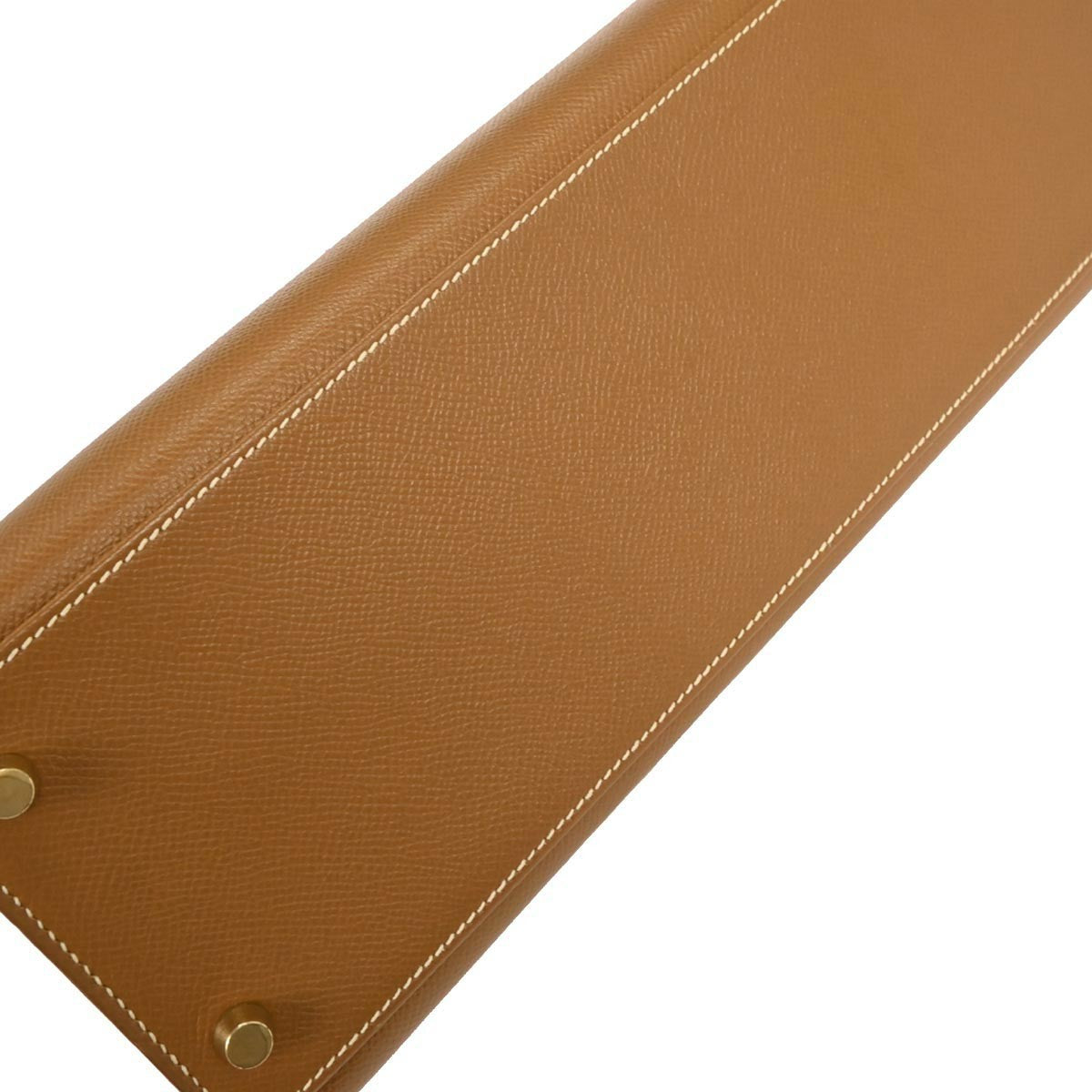 Hermes Kelly Handbag Calf leather with hardware gold