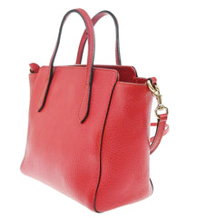 Gucci Swing Crossbody Bag Pebbled Leather