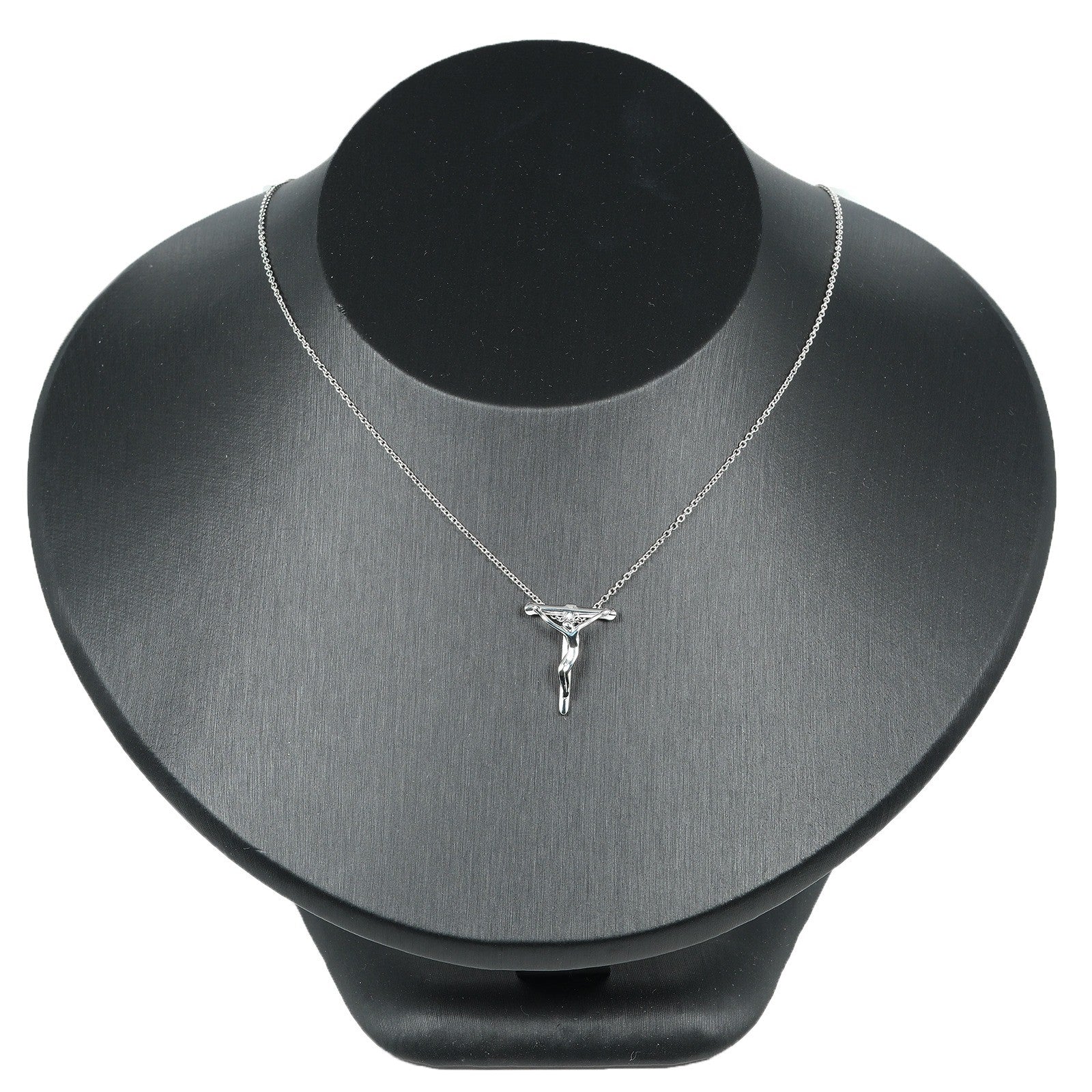 Tiffany & Co. Crucifix Pendant Necklace Silver 925