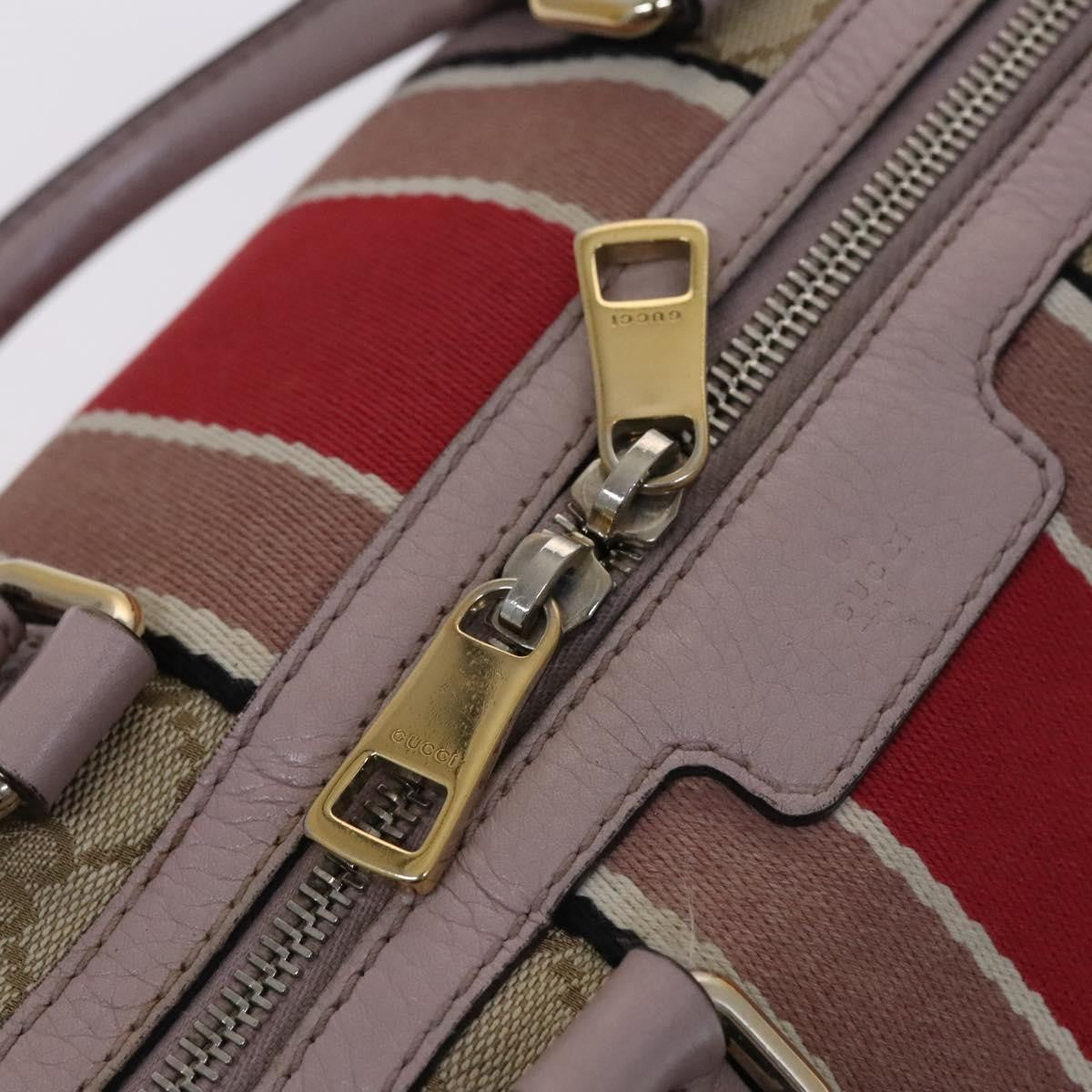 Gucci Vintage Web Boston Bag GG Canvas