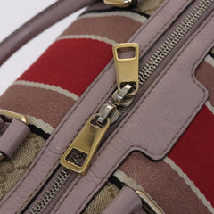 Gucci Vintage Web Boston Bag GG Canvas