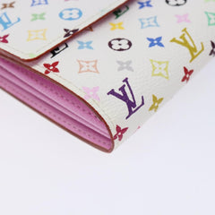 Louis Vuitton Vintage Sarah Wallet Monogram Canvas Multicolor