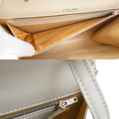 Celine Vintage Triomphe Flap Bag Leather