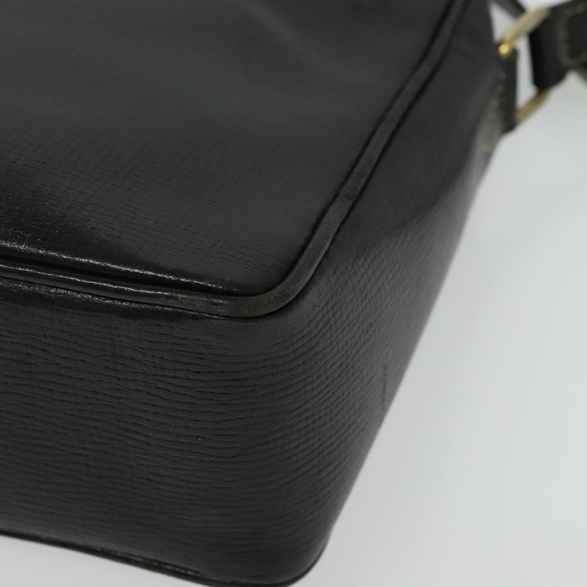 Celine Vintage Circle Logo Crossbody Bag Leather