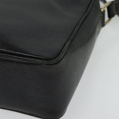 Celine Vintage Circle Logo Crossbody Bag Leather