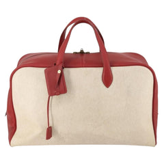 Hermes Victoria Travel Bag Toile