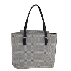 Burberry Nova Check Tote Canvas and Leather
