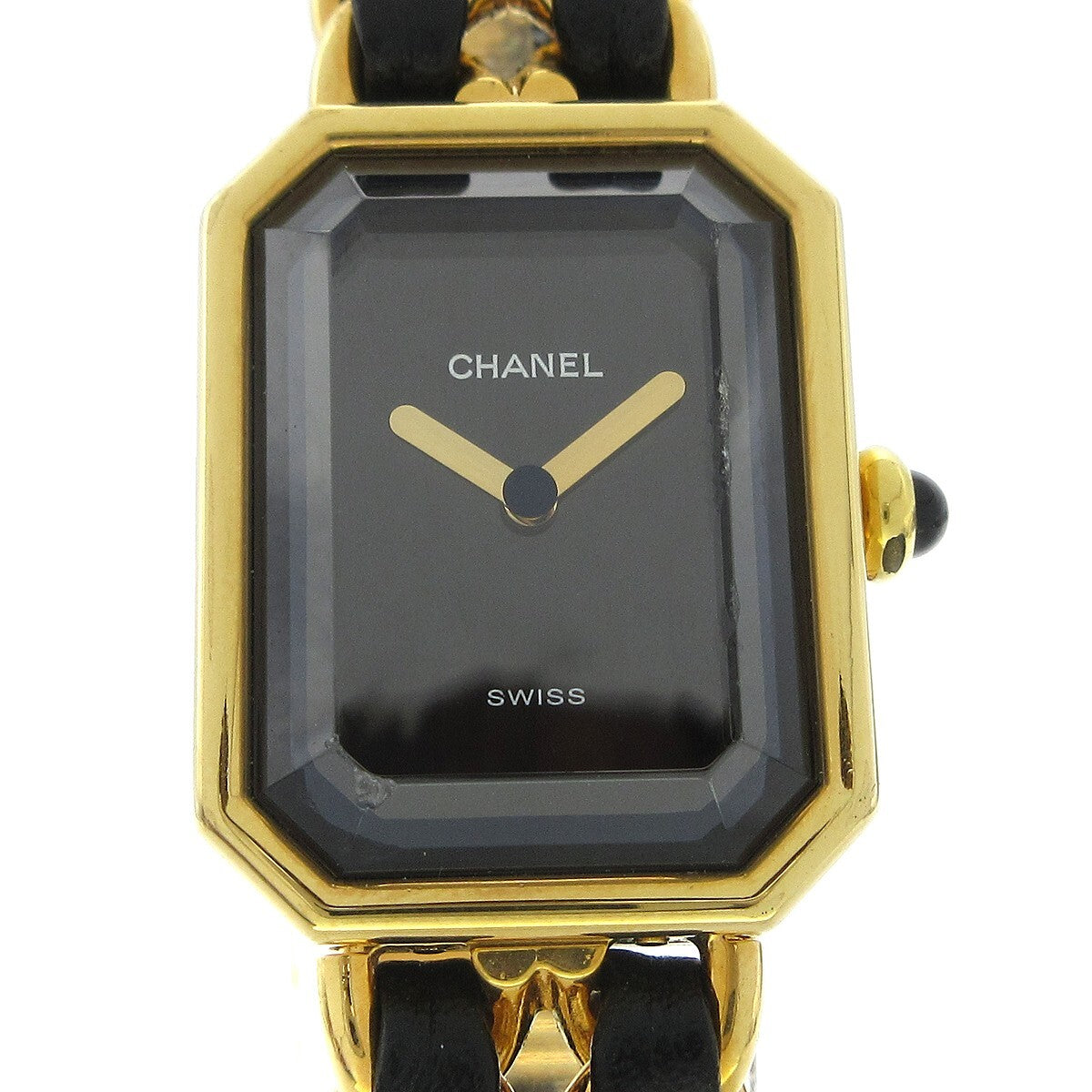 Chanel Premiere Rock Quartz Watch Plated Metal and Leather