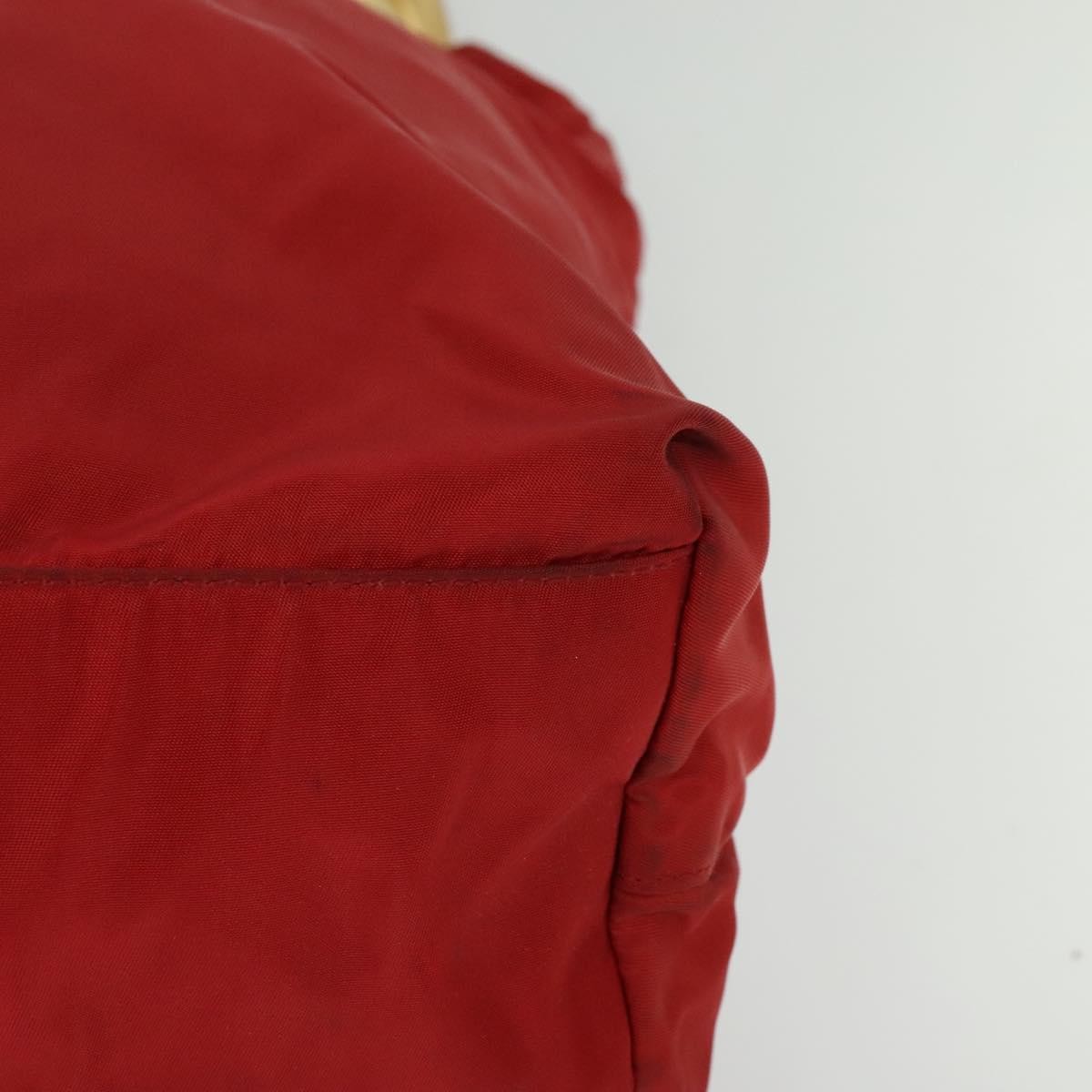 Prada Convertible Metal Handle Satchel Quilted Tessuto