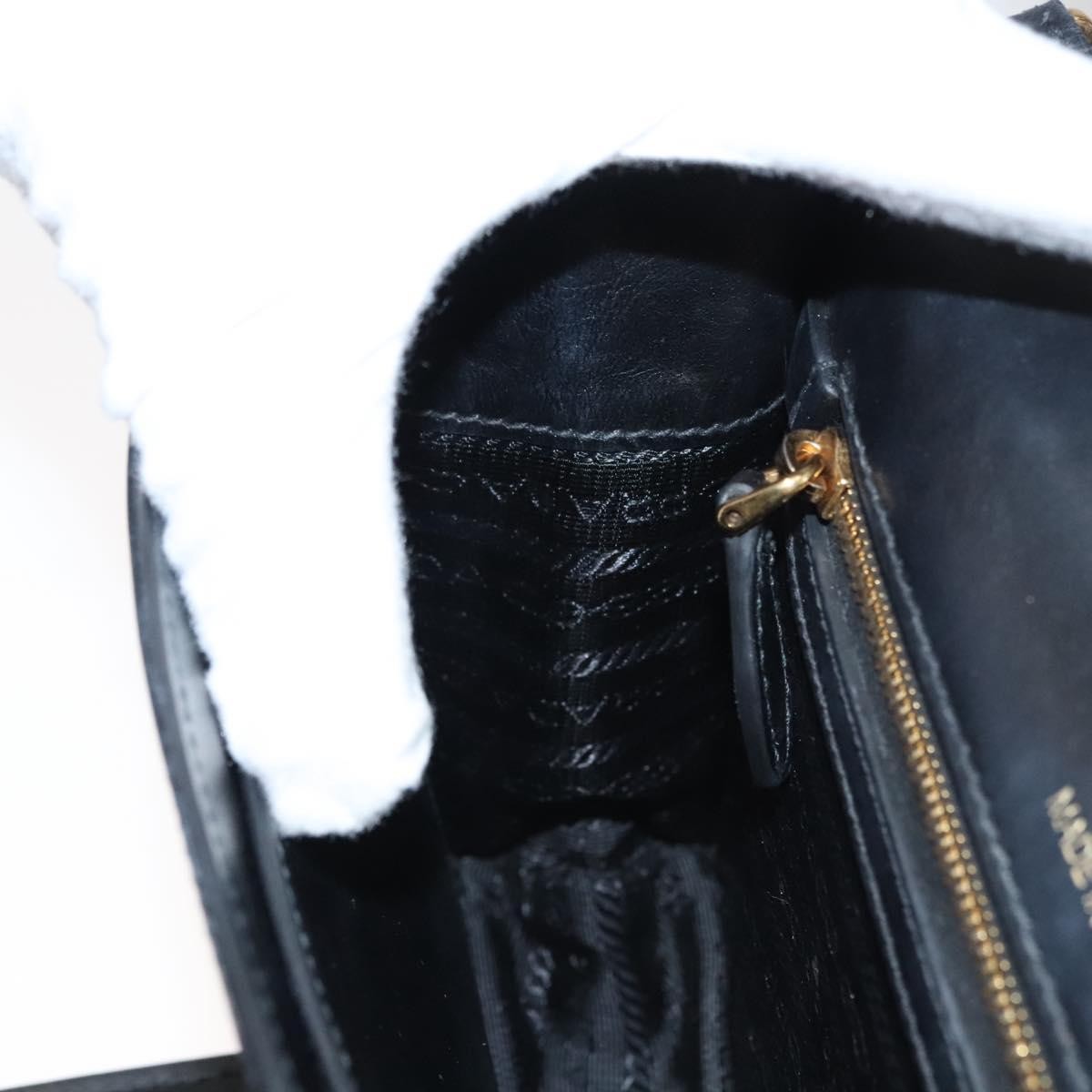 Prada Metal Ribbon Shoulder Bag City Calfskin