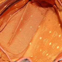 MCM Drawstring Shoulder Bag Leather