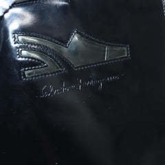 Salvatore Ferragamo Gancini Wristlet Clutch Leather