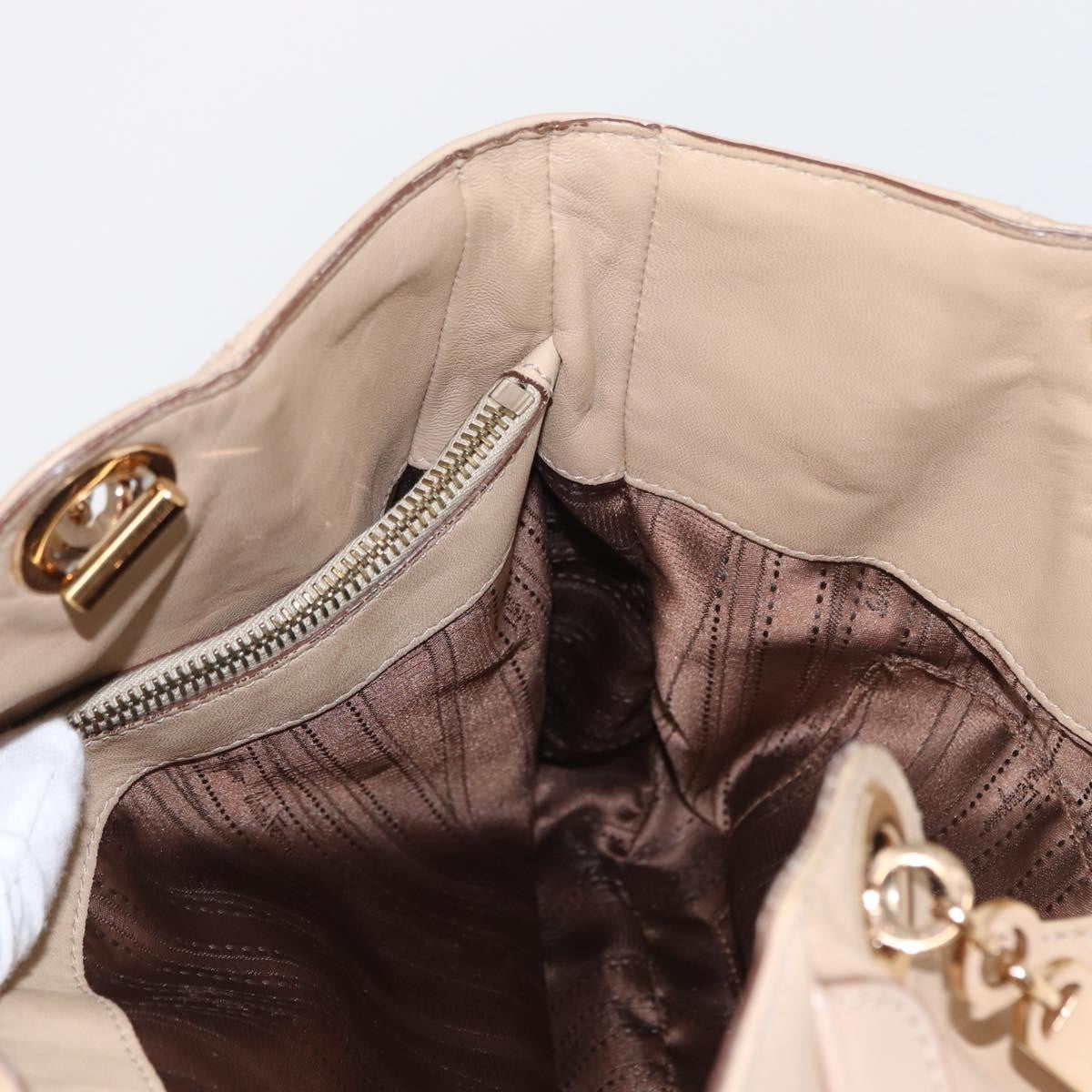 Salvatore Ferragamo Betulla Chain Tote Leather