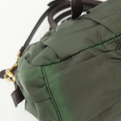 Prada Gaufre Convertible Satchel Tessuto