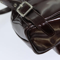 Gucci Vintage Bamboo Backpack Patent