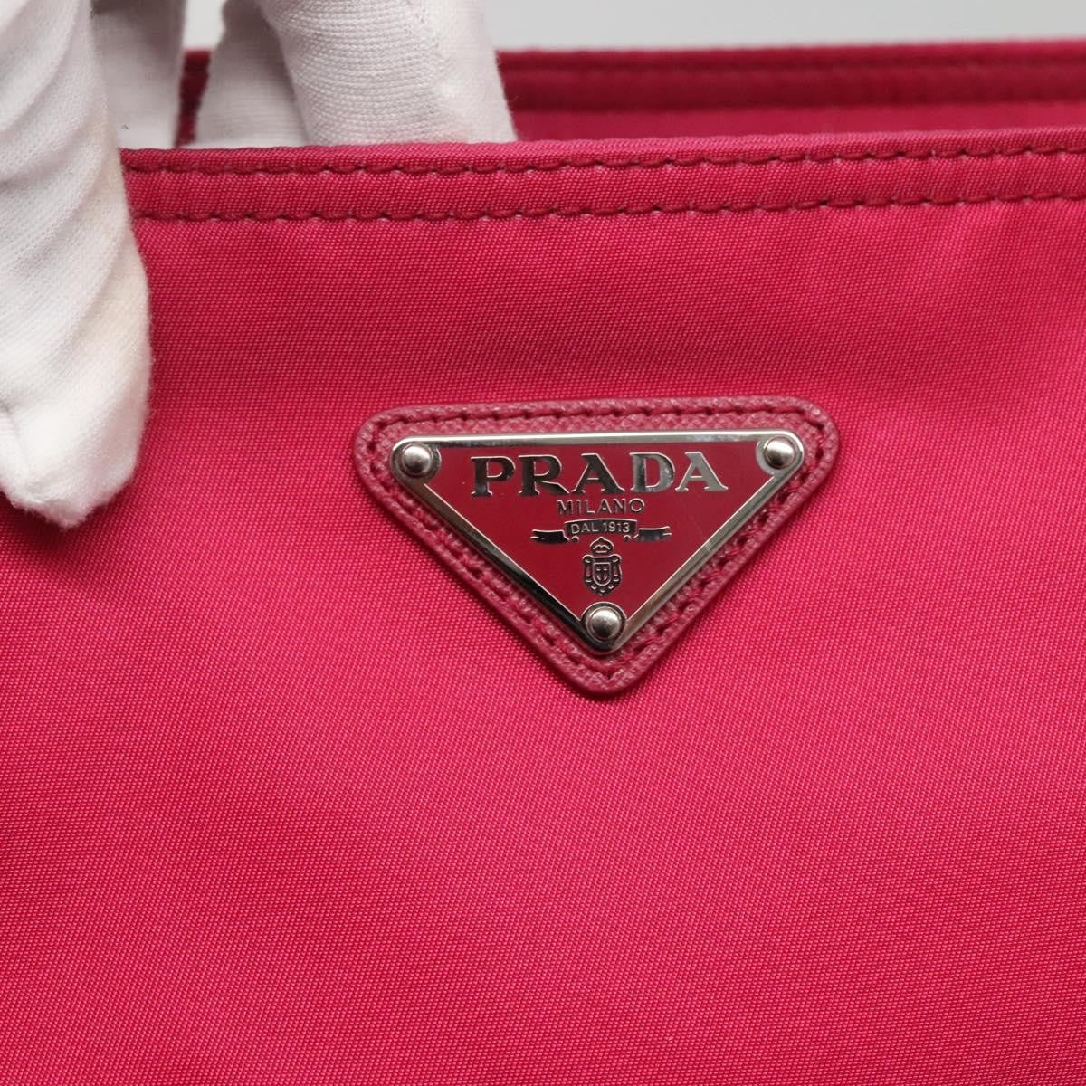 Prada Convertible Front Pocket Tote Tessuto