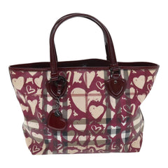 Burberry Open Tote Printed Canvas