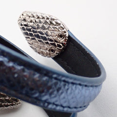 Bvlgari Serpenti Forever Double Wrap Bracelet Leather