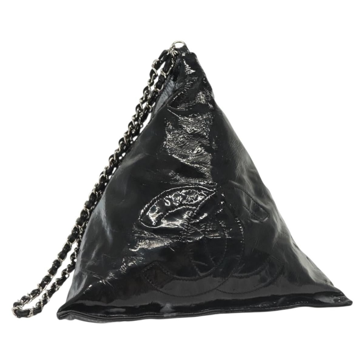 Chanel Bon Bon Pyramid Wristlet Patent