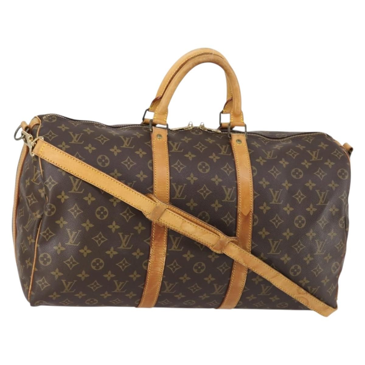 Louis Vuitton Keepall Bandouliere Bag Monogram Canvas