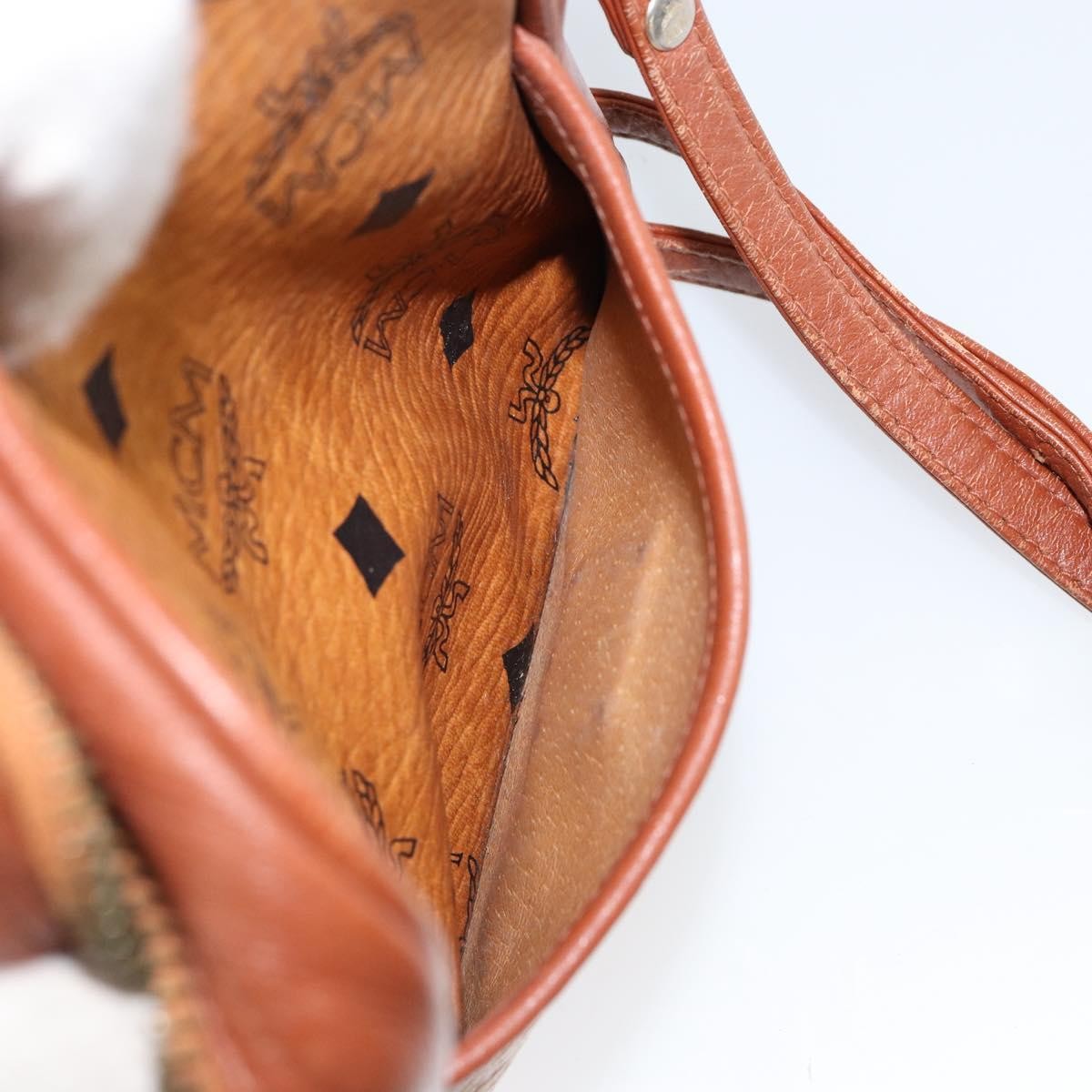 MCM Visetos Shoulder bag Canvas and Leather