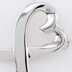 Tiffany & Co. Paloma Picasso Loving Heart Pendant Necklace Silver 925