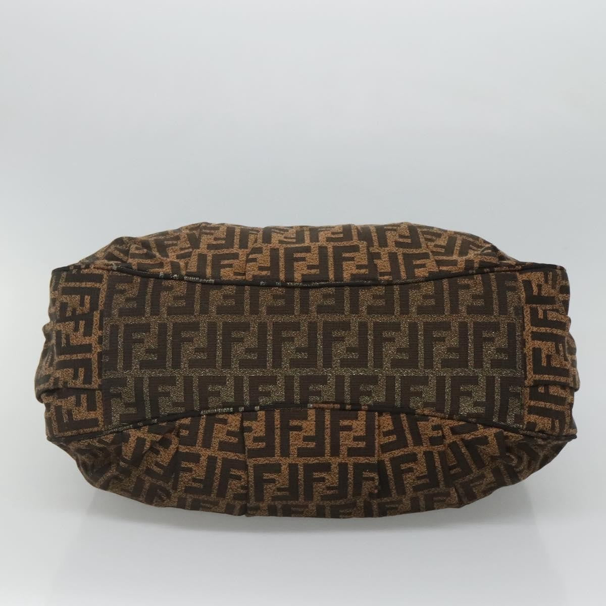 Fendi Mia Tote Metallic Zucca Canvas