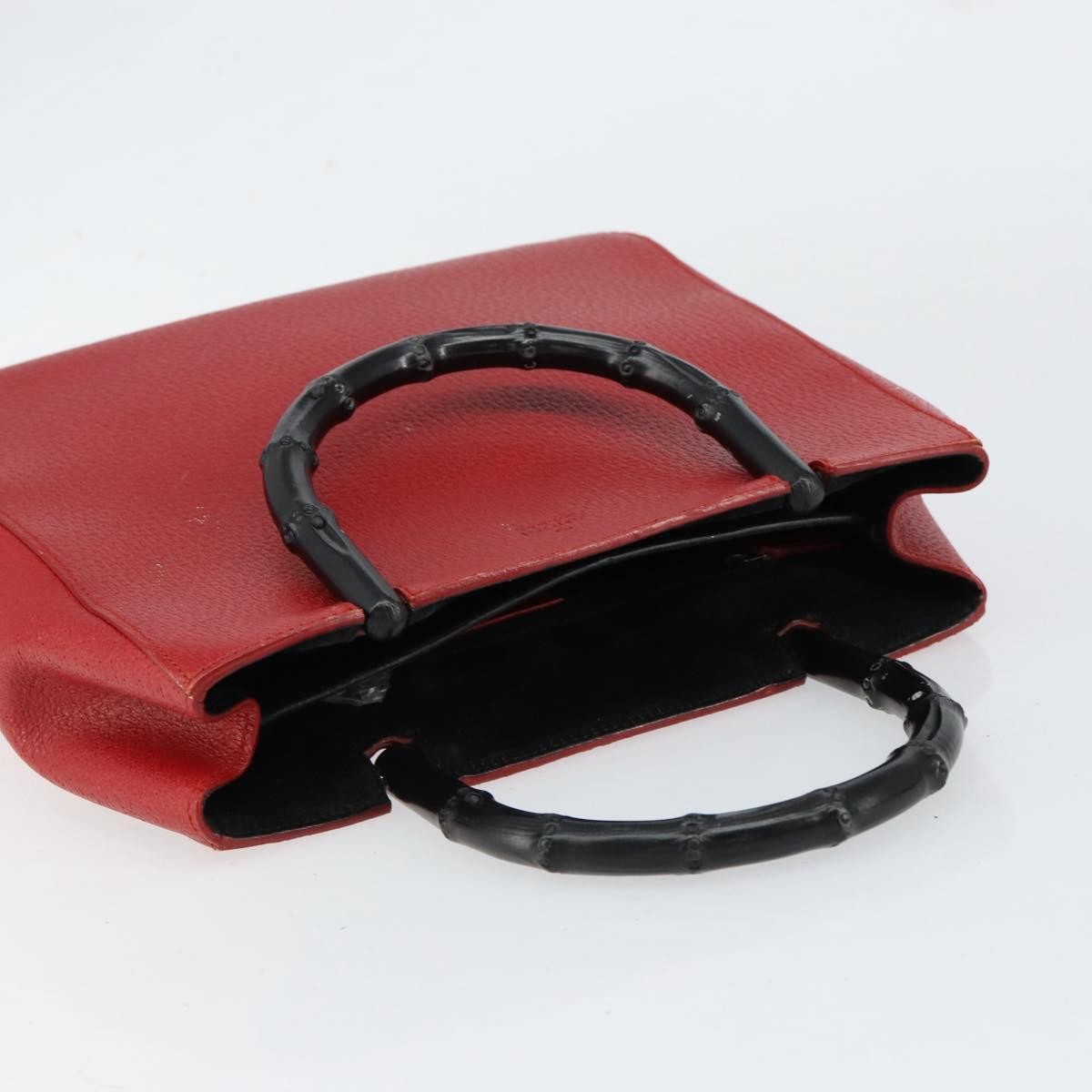 Gucci Vintage Bamboo Handle Bag Leather