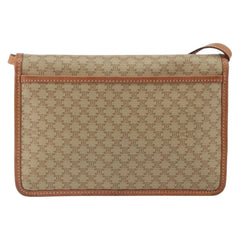 Celine Vintage Macadam Shoulder Bag Canvas