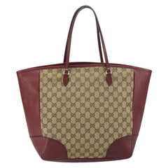 Gucci Bree Tote GG Canvas with Leather