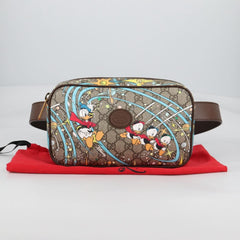 Gucci Disney Donald Duck Belt Bag Printed GG Coated Canvas
