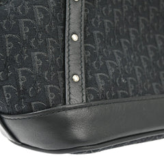 Christian Dior Street Chic Handbag Diorissimo Canvas with Leather