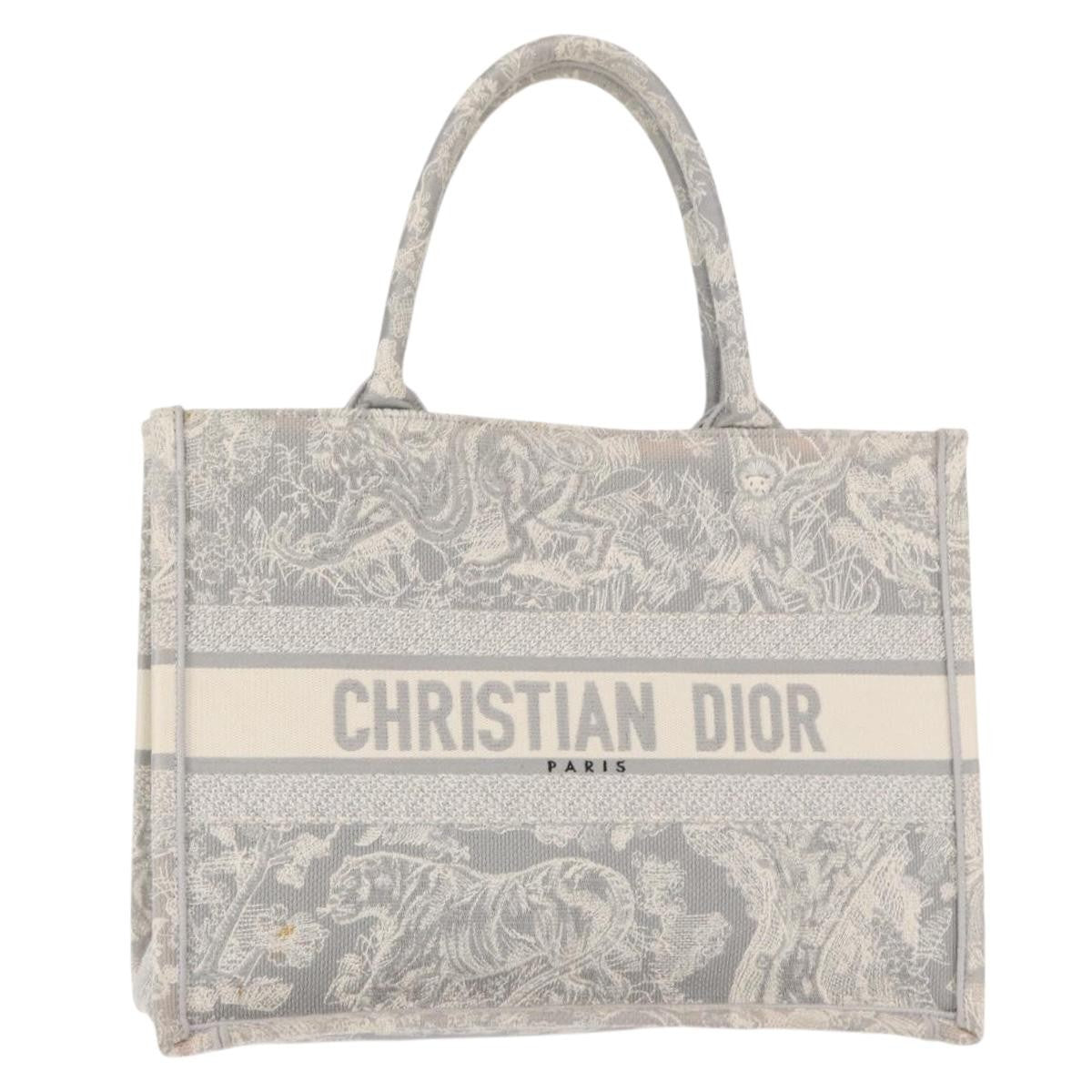 Christian Dior Book Tote Printed Canvas