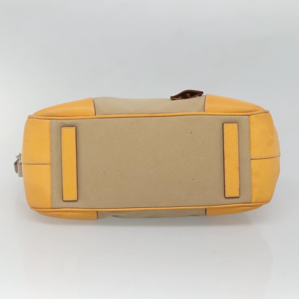 Prada Bauletto Bag Canvas with Leather