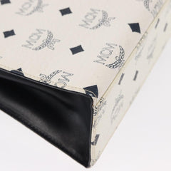 MCM Visetos Handbag Canvas and Leather