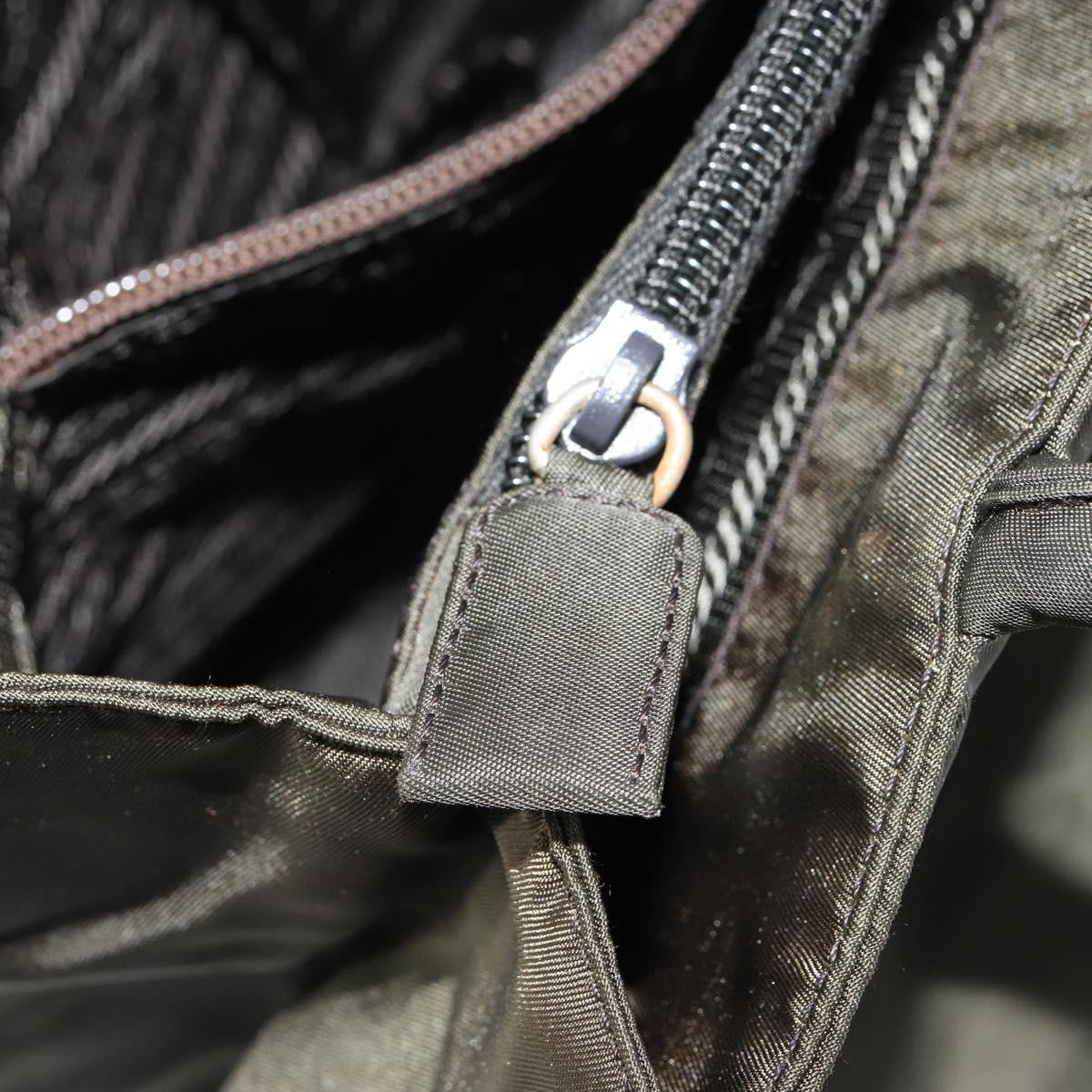 Prada Vintage Zip Tote Tessuto