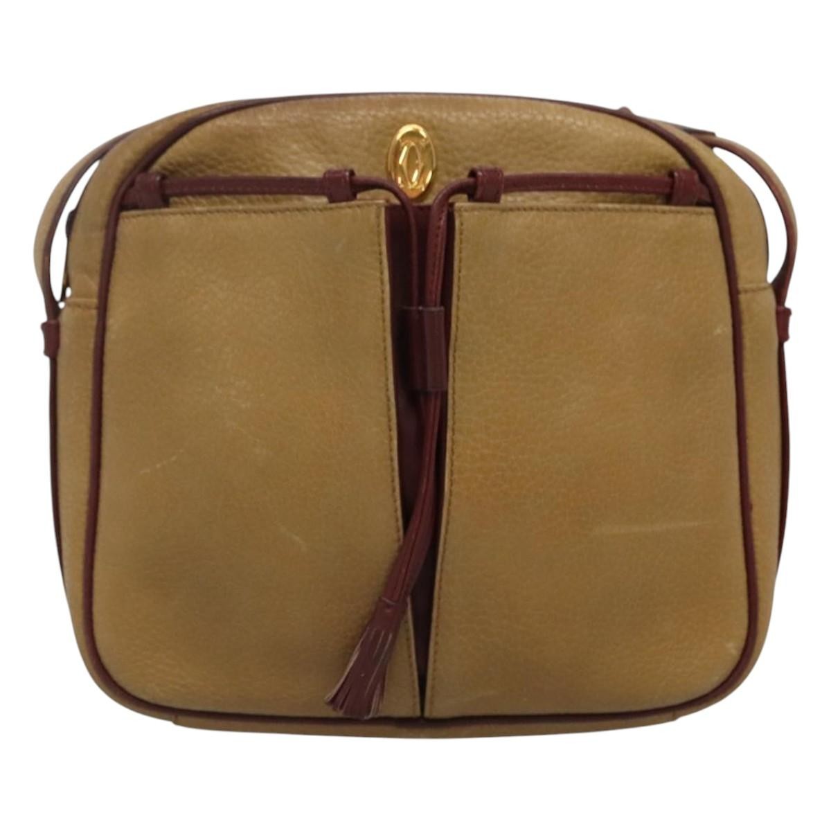 cartier Tasseled Must de Cartier Crossbody Bag Leather
