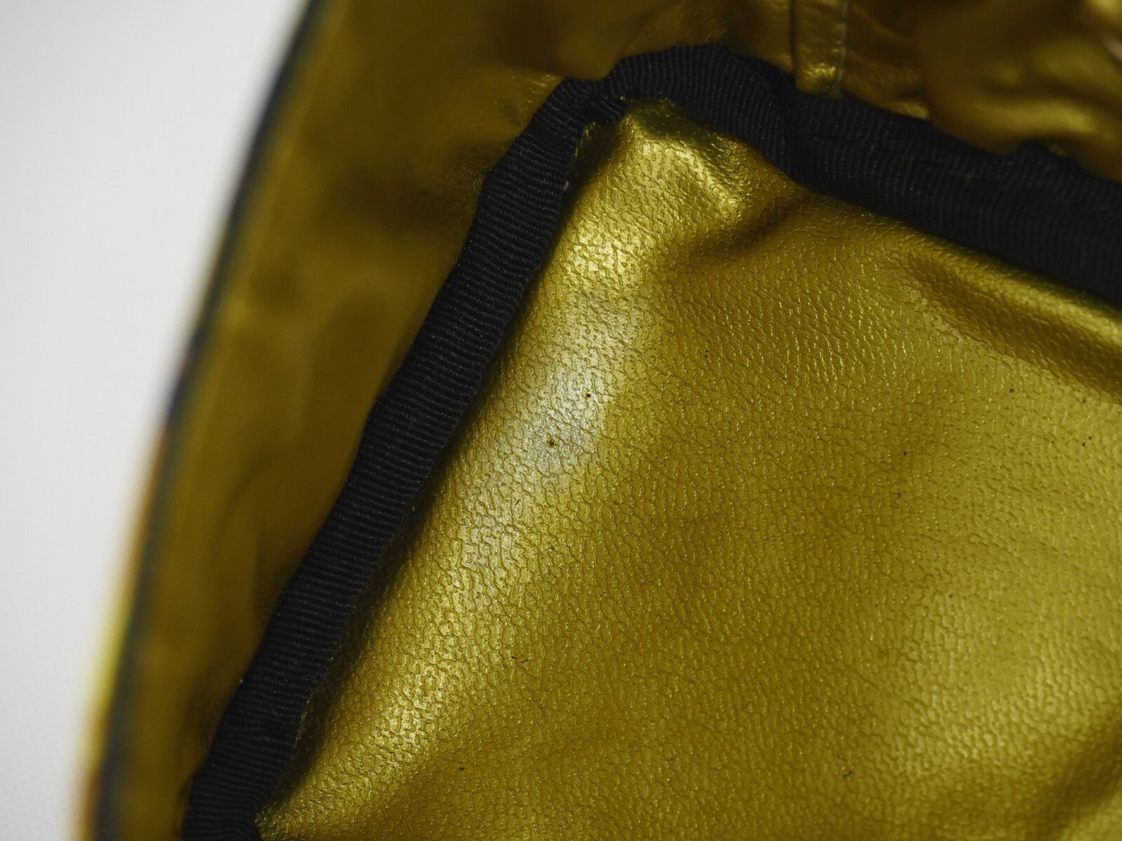 Versace Vanity Hand Bag Canvas and Leather