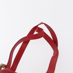 Gucci Vintage Bamboo Backpack Leather