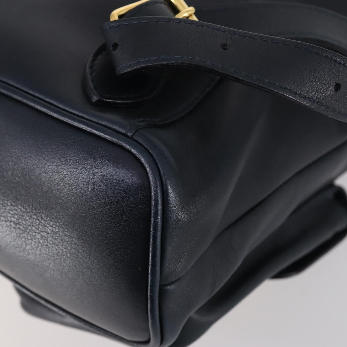 Gucci Vintage Bamboo Backpack Leather