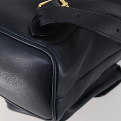 Gucci Vintage Bamboo Backpack Leather