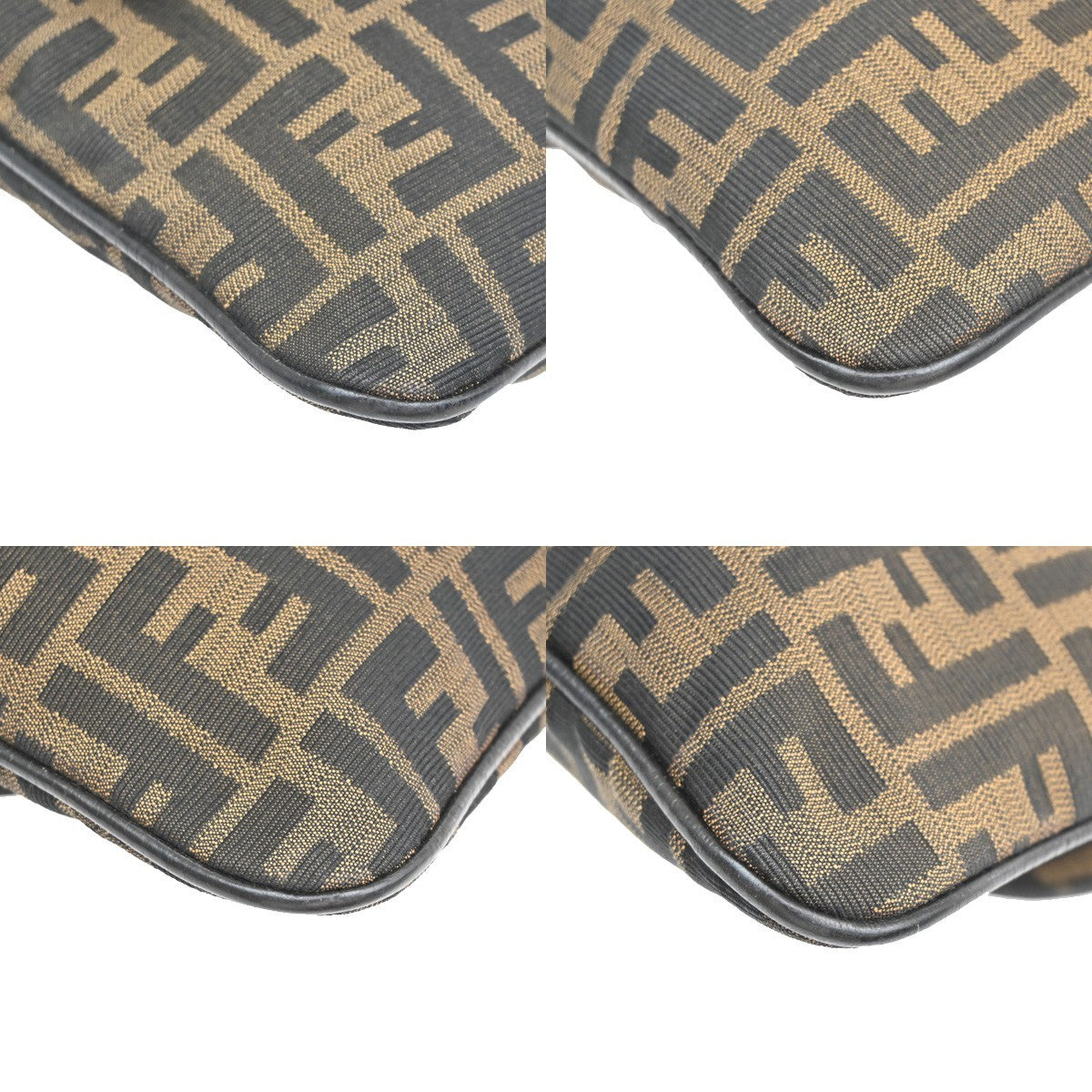 Fendi Chef Zip Crossbody Bag Zucca Canvas