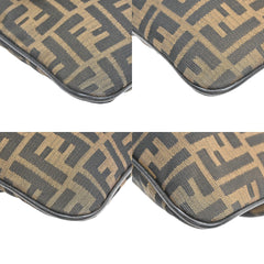 Fendi Chef Zip Crossbody Bag Zucca Canvas