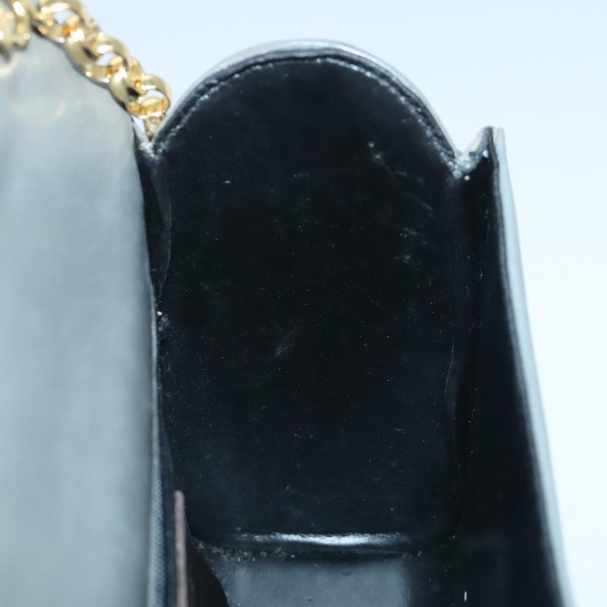 Salvatore Ferragamo Vintage Flap Chain Shoulder Bag Leather