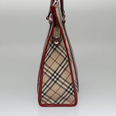 Burberry Nova Check Tote Canvas and Leather