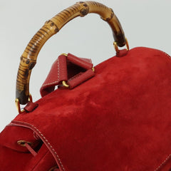 Gucci Bamboo Tassel Backpack Suede